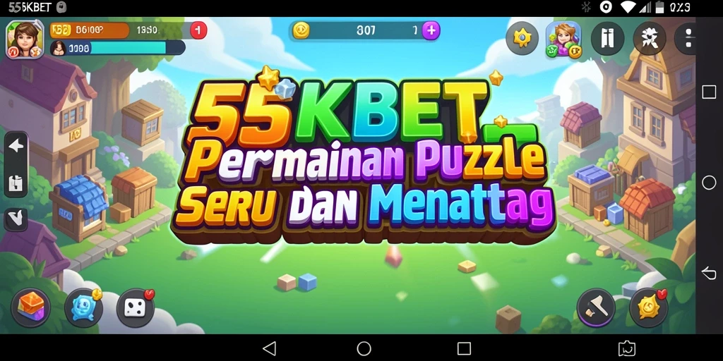 Tampilan gameplay seru dari <strong>55KBET</strong> menunjukkan berbagai teka-teki yang menarik.