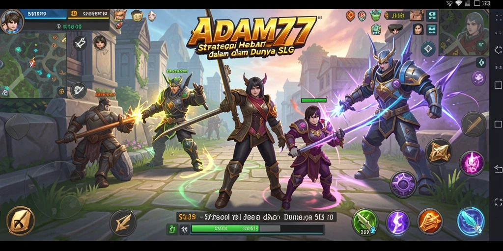 Tangkapan layar dari gameplay ADAM77 yang seru dan strategis.