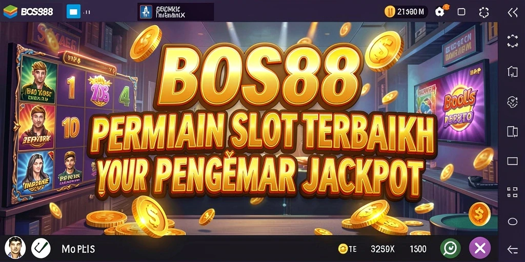 Tampilan menarik gameplay Slot di aplikasi BOS88.