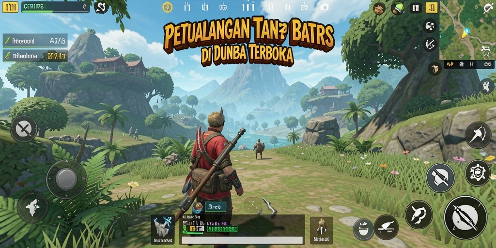 Tampilan gameplay CERI123 yang menakjubkan dalam dunia terbuka.