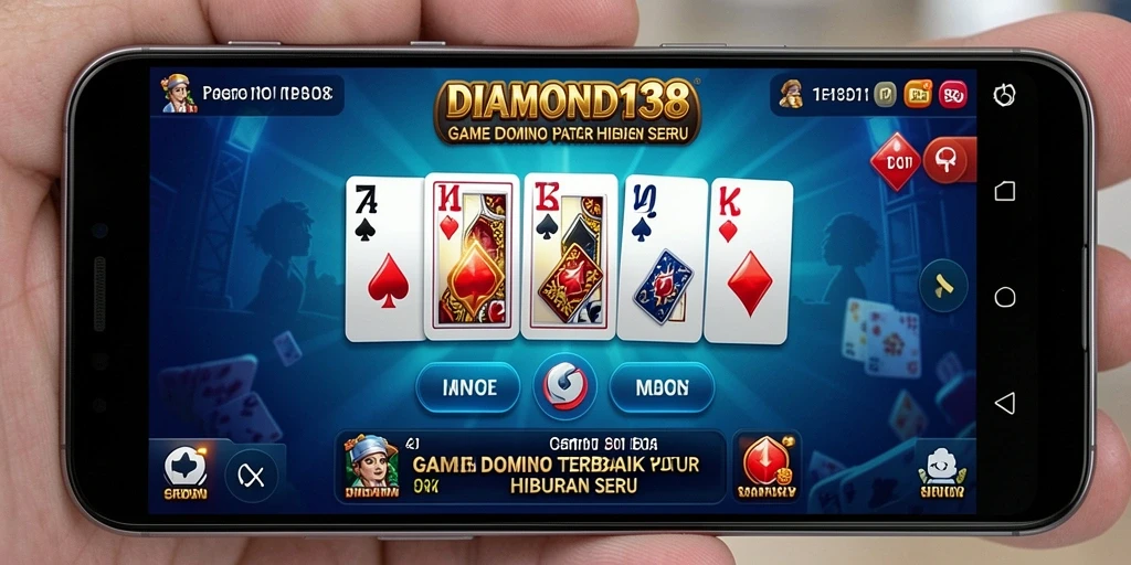 Tampilan gameplay menarik dari DIAMOND138 dalam permainan Domino.
