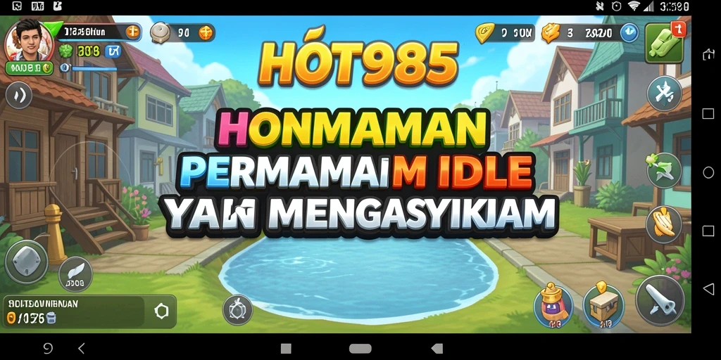 Gameplay HOT985 menampilkan kemajuan karakter yang menarik dalam dunia Idle.