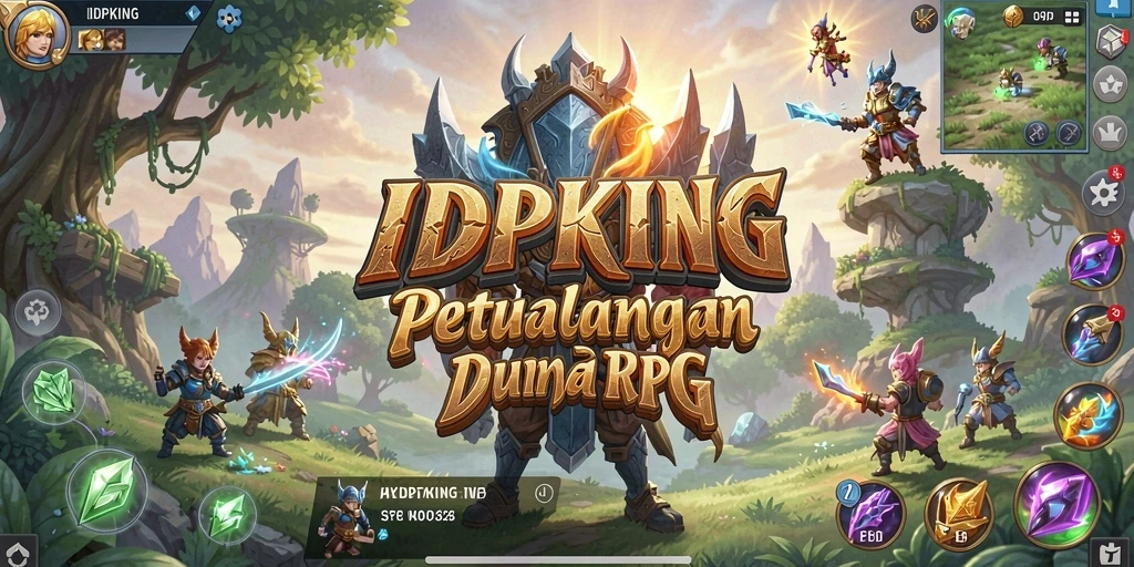 Tangkapan layar menunjukkan aksi gameplay seru di dunia RPG.