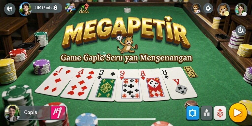 Tampilan screenshot gameplay MEGAPETIR yang seru dan interaktif.