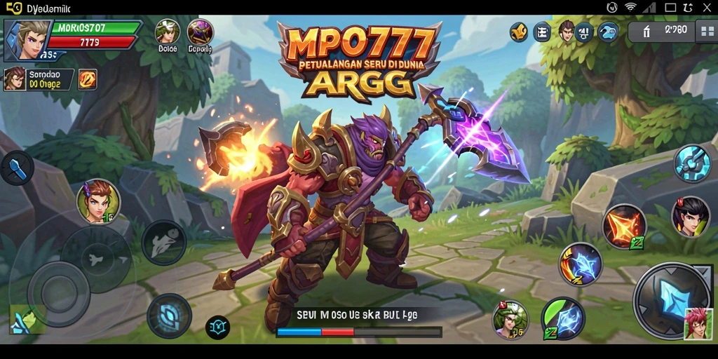 Tampilan gameplay seru MPO777 dalam petualangan ARPG yang mendebarkan.