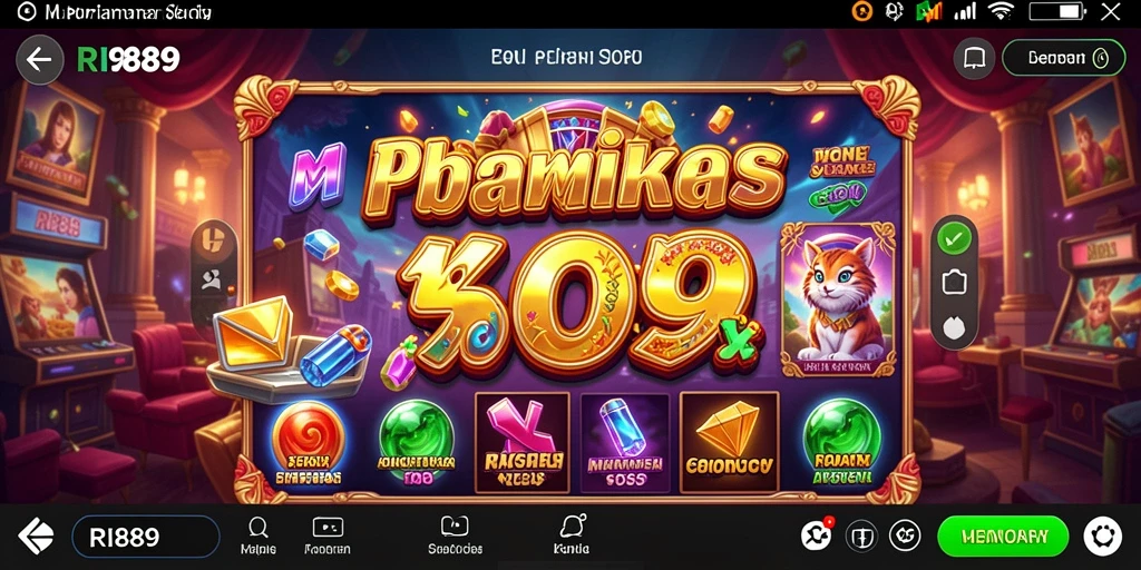 Gameplay seru di RI889 dengan berbagai tema Slot.