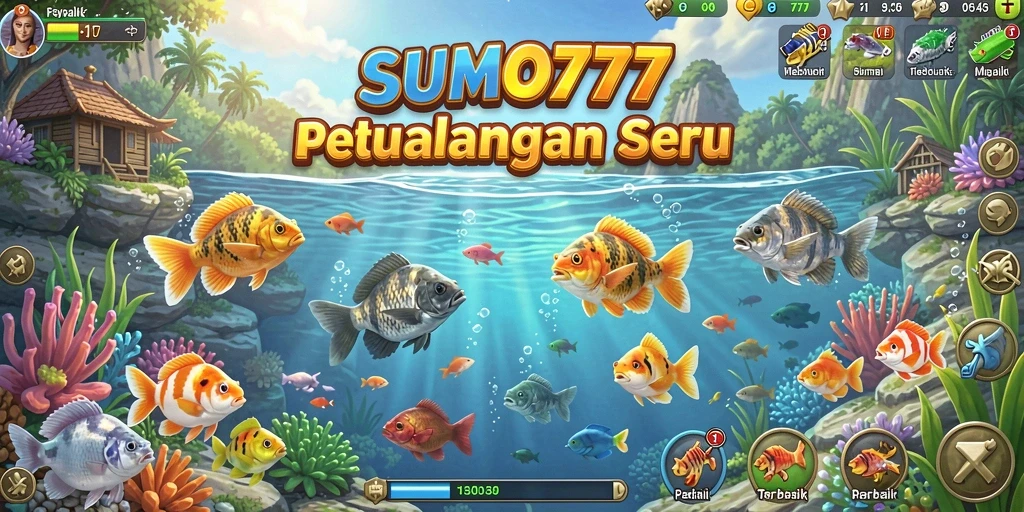 Gameplay menarik di SUMO777 dengan pengalaman memancing yang realistis.