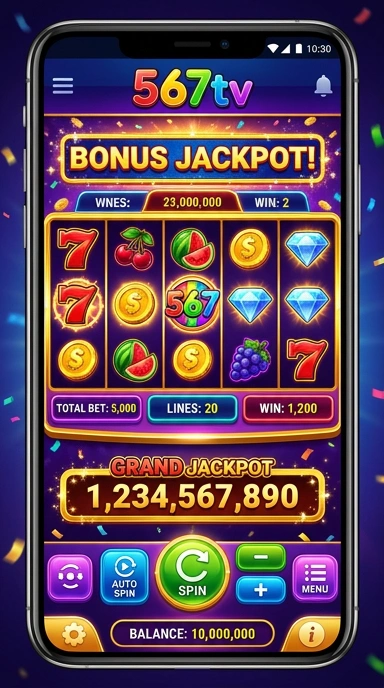 Tampilan antarmuka pengguna 567tv yang mengesankan.